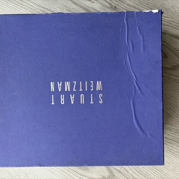 Stuart Weitzman ankle cowboy boots , black leather . Slightly worn . - Picture 5 of 5